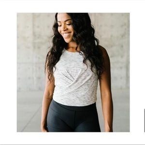 Zyia White/Gray infinity Tank